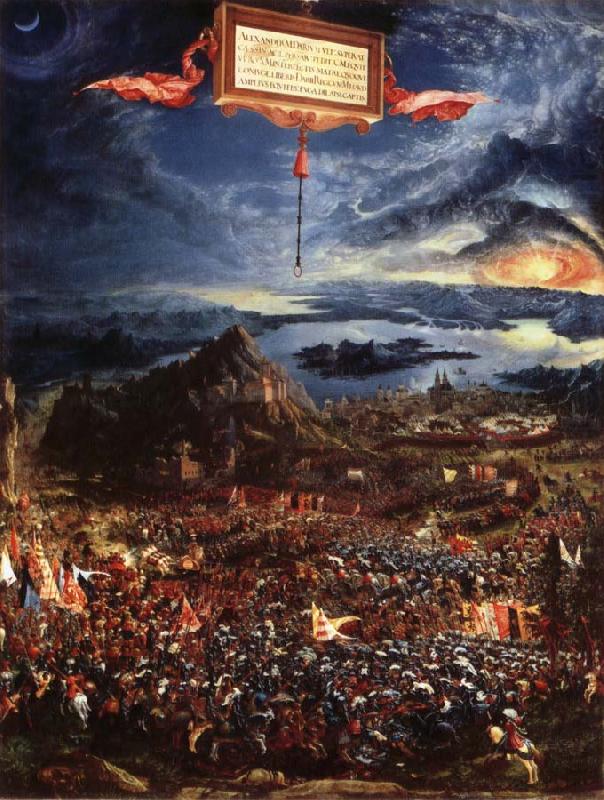 Victory of Alexander over Darius,King of the Persians, Albrecht Altdorfer